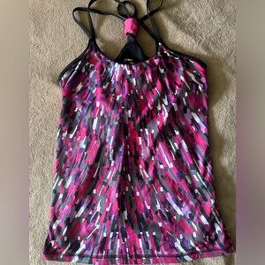 Pink and black Workout tank